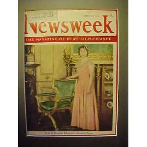  Princess Elizabeth Alexandra Mary April 17, 1944 Newsweek 