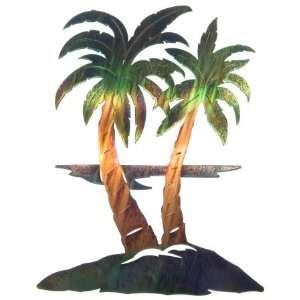    Lazart PT22WCW 22 inches Palm Tree Wall Art: Home & Kitchen