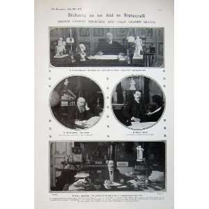   1908 French Cabinet Minsters Ruau Briand Lacroix Men