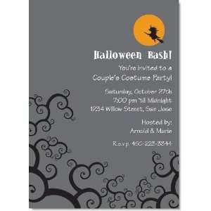  Full Moon Witch Halloween Invitations: Home & Kitchen