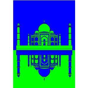   23 Inches x 33 Inches   Taj Mahal Green/Blue in T Home & Kitchen