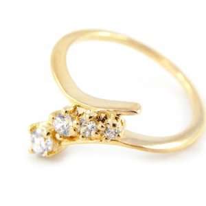  Ring plated gold Brin Romantique.   Taille 58 Jewelry