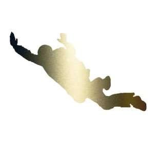    Skydiving FF Freefall Belly Decal Sticker   Gold Automotive