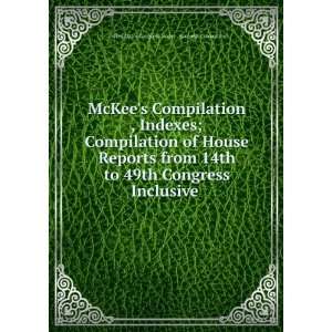  McKees Compilation , Indexes; Compilation of House 