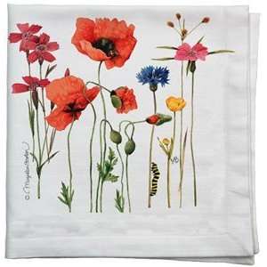 WILDFLOWER GARDEN flower Linen Napkins   Set of 4   Table Linens by 
