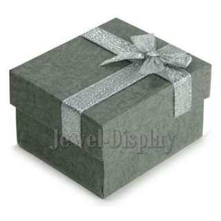 Grey Jewellery Gift Box Bowed Watch Pillow Case #7  