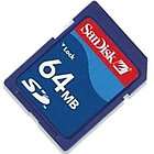 64MB SD Card Sandisk SDSDB 64 or SDSDJ 64 (BQI S)