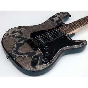  New Snake Graphic Strat Texas Rocker Electric Guitar 