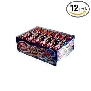 Bubblicious Bursts Inkd SR Frntc Frt, 7 Count (Pack of 12)  