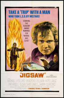 Jigsaw 1968 Original U.S. One Sheet Movie Poster  