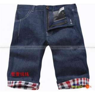 Men Casual Jeans Summer Denim Shorts Short Pants New  