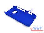 for Nokia N8 N 8 * New Blue Rubberized Skin Back Cover Hard Plastic 