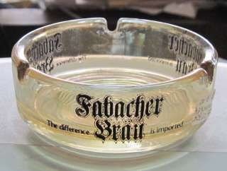 FABACHER BRAU JAX BREWERY GLASS ASHTRAY NEW ORLEANS  