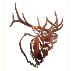   KD BB22WHP 22 inches Bugle Boy  Elk Head Wall Art: Home & Kitchen