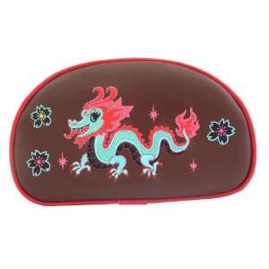  Fluff Red Zen Dragon Cosmetic Make Up Bag 