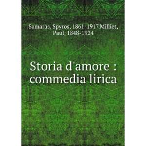   lirica Spyros, 1861 1917,Milliet, Paul, 1848 1924 Samaras Books