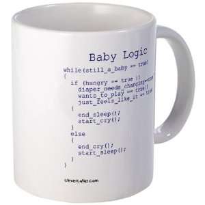  Baby Logic Funny Mug by CafePress: Kitchen & Dining