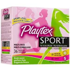  Playtex Sport Scented Multict Tampons 36 ct (Quantity of 4 