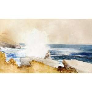  Oil Painting Watching the Surf Winslow Homer Hand 
