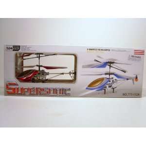  SUPERSONIC HELICOPTER 3CH PRO EASY TO FLY: Toys & Games