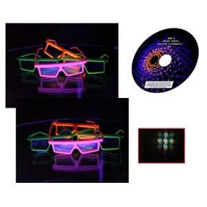  Fireworks Glasses   8 Pairs with Plastic Frames 