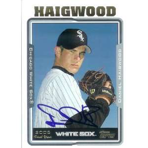  Phillies Daniel Haigwood Signed 2005 Topps Card 