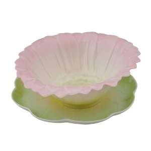  Gracie China Pink Daisy Shaped Porcelain 5 1/4 Inch Fruit 