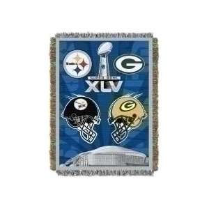  Super Bowl XLV Commemorative Tapestry: Sports & Outdoors