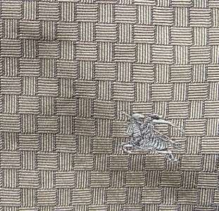 100% Auth BURBERRY Tie Weave Lt Brownish Gray England  