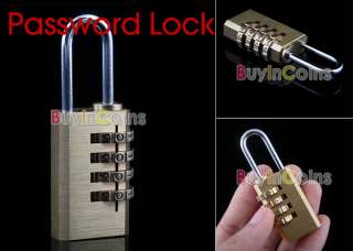 Digit Metal Combination Lock Password Plus Padlock  