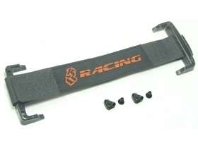 3Racing Sub C Battery Straps Socket  Orange  