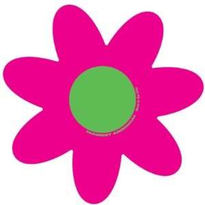  Pink and Green Flower Magnet: Automotive
