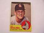 Bob Duliba 1963 Topps Baseball #97 (EX NM+) St. Louis C