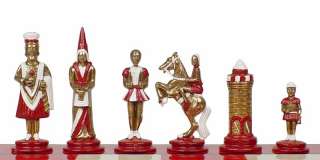 Metal Hand Painted Small Impero Camelot Chess Set NEW!  