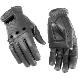  River Road Sturgis Mens Leather Touring Motorcycle Gloves 