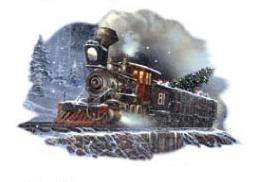 Christmas Train Winter Train Tshirt Sizes/Colors  