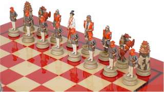 Samurai Theme Chess Set with Chess Board  