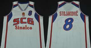 PEDRAG PEJA STOJAKOVIC JUGOSLAVIJA SERBIA BASKETBALL JERSEY   ANY SIZE 