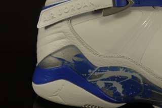 467807 102] Nike Air Jordan 8.0 White Varsity Royal Blue size 10 