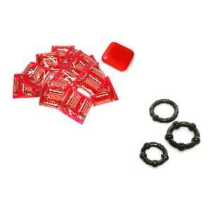 Trustex Strawberry Flavored Premium Latex Condoms Lubricated 12 
