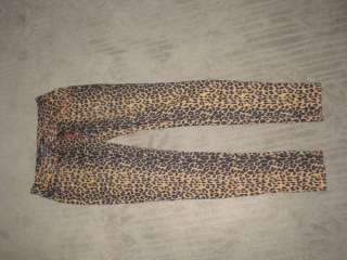 Leopard Print Jeans Switchblade Stiletto 1 Punk Psycho  