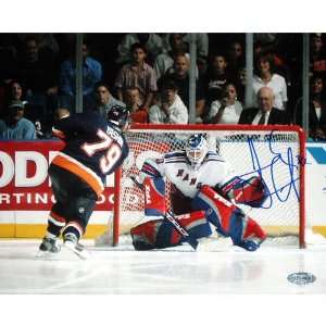 Henrik Lundqvist New York Rangers  Save vs Yashin  16x20 Autographed 