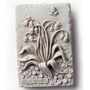  Cast Stone Lily Of The Valley, Butterflies & Flowers 