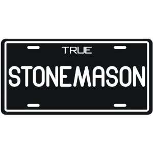  New  True Stonemason  License Plate Occupations
