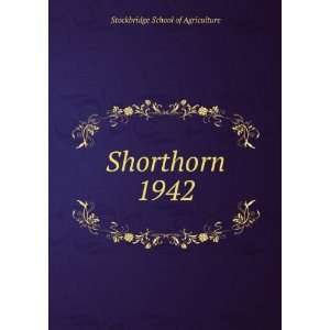  Shorthorn. 1942: Stockbridge School of Agriculture: Books