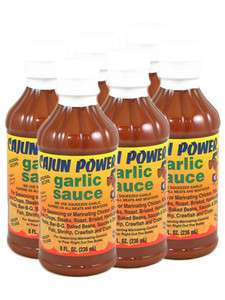Cajun Power Garlic Pepper Sauce 6 Pack   3 Flavor Choices!  