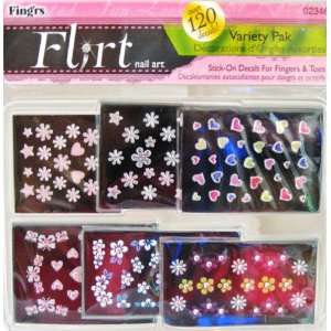   rs Flirt Nail Art, Stick On Decals For Fingers & Toes, 02346 Beauty