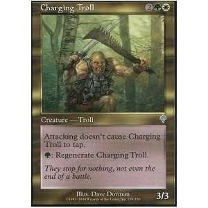   Magic: the Gathering   Charging Troll   Invasion   Foil: Toys & Games