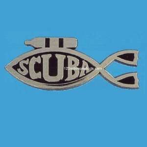  Trident Scuba Diver Stick On Emblem: Sports & Outdoors