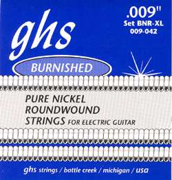 GHS ® Burnished Nickel Electric Guitar Strings 3 Pack   Brand New!